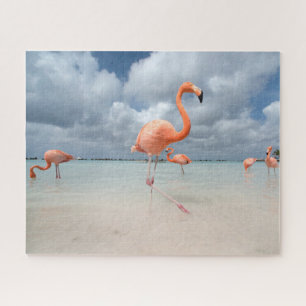 Tropische Strände   Flamingos Beach, Aruba Puzzle