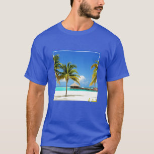 Tropische Strände   Insel & Lagune, Malediven T-Shirt