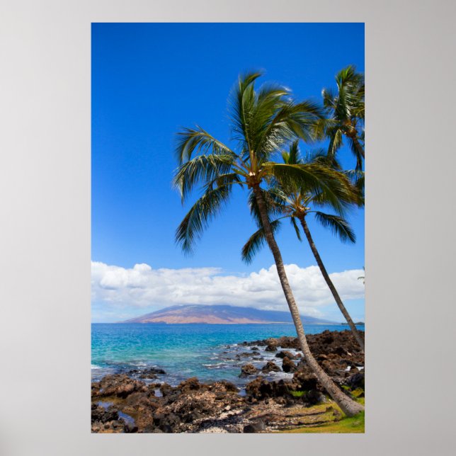 Tropische Strände | Insel Maui Hawaii Poster (Vorne)