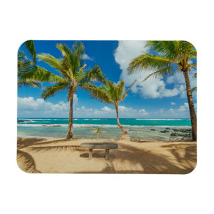 Tropische Strände Kuau Cove Beach, Maui Hawaii Magnet