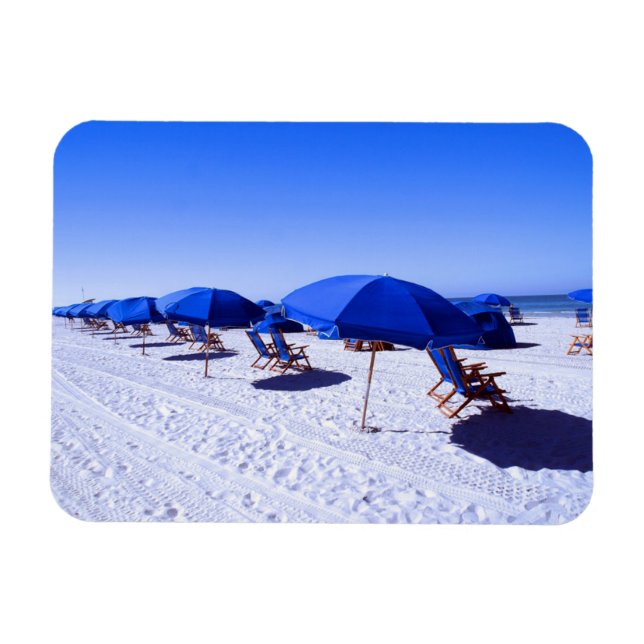 Tropische Strände | Leitungswasser, Florida Magnet (Horizontal)