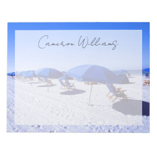 Tropische Strände   Leitungswasser, Florida Notizblock