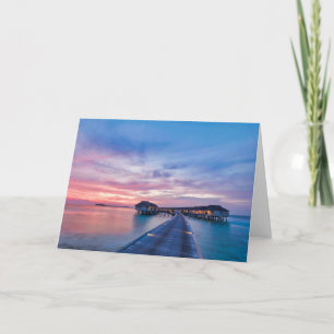 Tropische Strände   Maldives Bungalows Karte