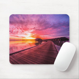 Tropische Strände   Malediven Sunset Mousepad