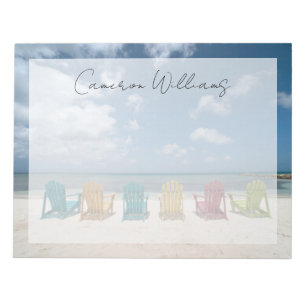 Tropische Strände   Palm Beach, Aruba Notizblock