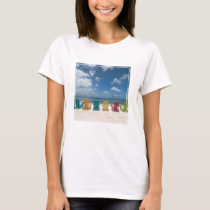 Tropische Strände Palm Beach, Aruba T-Shirt