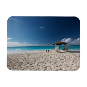 Tropische Strände Sandstrand, Anguilla Magnet