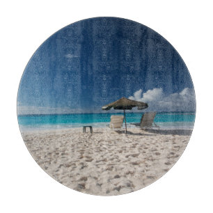 Tropische Strände   Sandstrand, Anguilla Schneidebrett