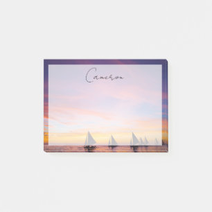 Tropische Strände Segelboote, Philippinen Post-it Klebezettel