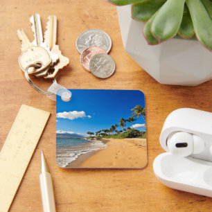 Tropische Strände   Wailea, Maui, Hawaii Schlüsselanhänger