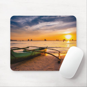 Tropische Strände   Weißer Strand von Boracay Mousepad