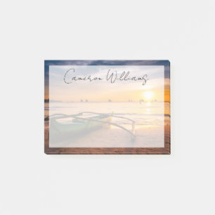 Tropische Strände   Weißer Strand von Boracay Post-it Klebezettel