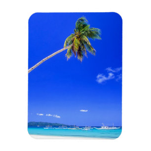 Tropische Strände White Beach, Phillipse Magnet