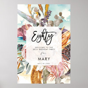 tropische Strandflorchen 80 Willkommenspopster Poster