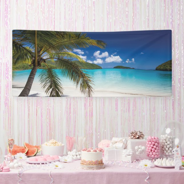 tropische Strandlandschaft Banner (Party)