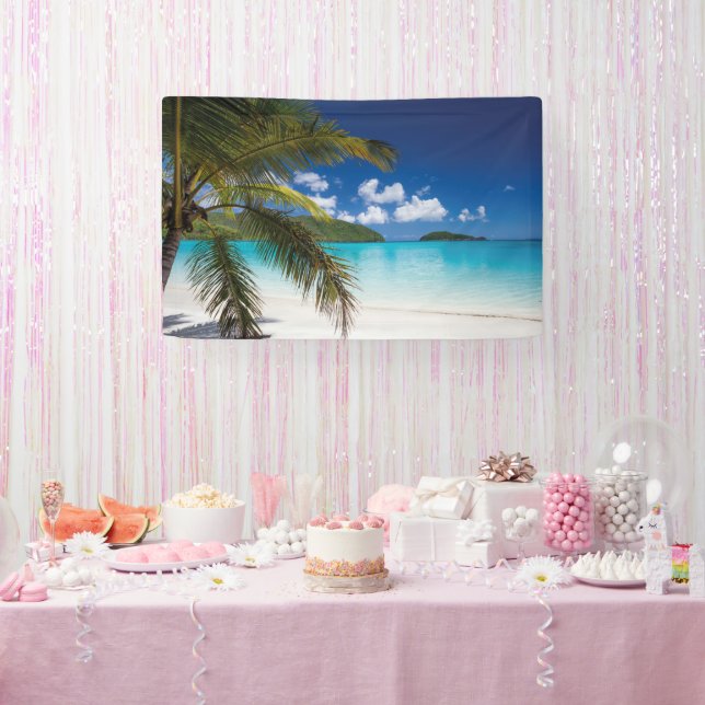 tropische Strandlandschaft Banner (Party)