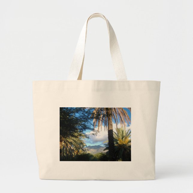 Tropische Strandtasche Jumbo Stoffbeutel (Vorne)