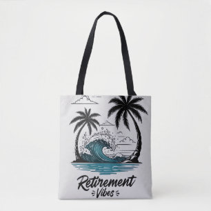 Tropische Strandwelle & Palme