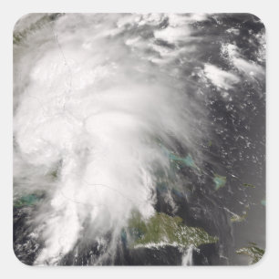 Tropische Sturm-Fee 5 Quadratischer Aufkleber