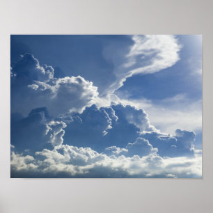 Tropische Sturmwolken Poster