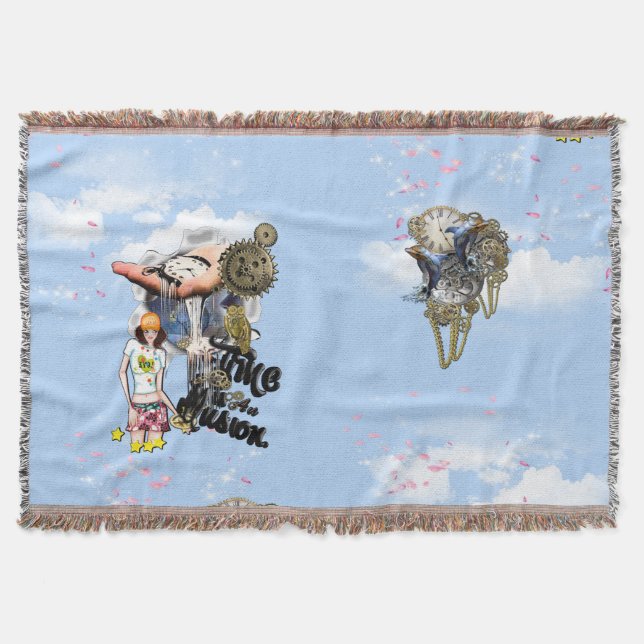 Tropische Surrealismus-Fantasie-Blanket Decke (Vorderseite)