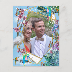 tropische Surreallandschaft Ankündigungspostkarte