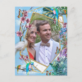 tropische Surreallandschaft Ankündigungspostkarte