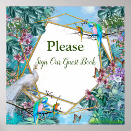 tropische Surreallandschaft Poster