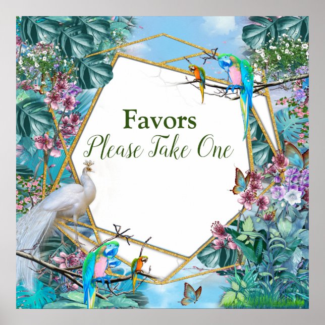 tropische Surreallandschaft Poster (Vorne)