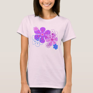 Tropische T-Shirts mit Blumenregen für Mädchen