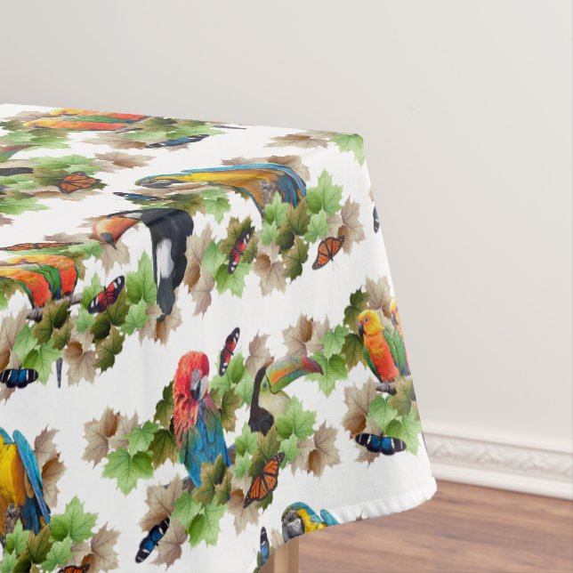 Tropische Tablette Tischdecke (Beispiel)
