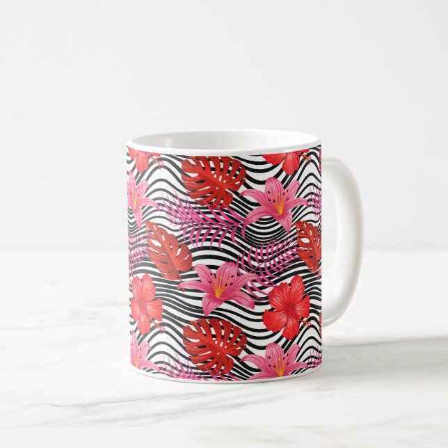 Tropische Tasse (VorderseiteRechts)