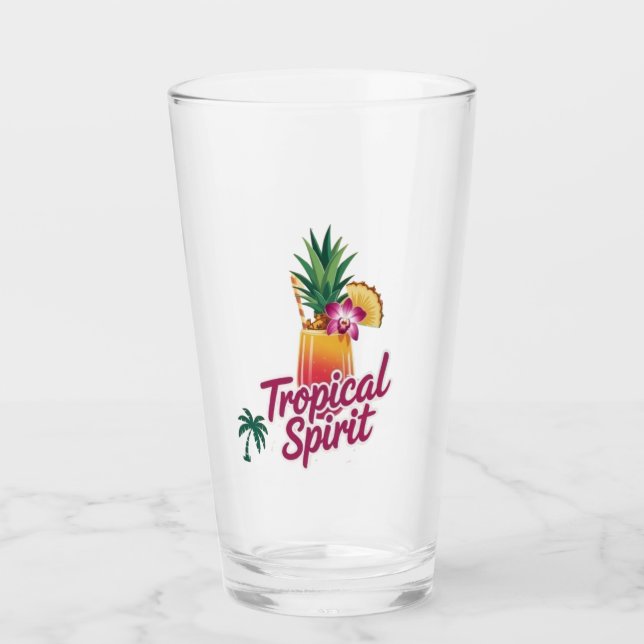 Tropische Träume Glas (Vorderseite)