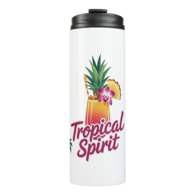 Tropische Träume Thermosbecher (Vorderseite)
