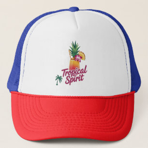 Tropische Träume Truckerkappe