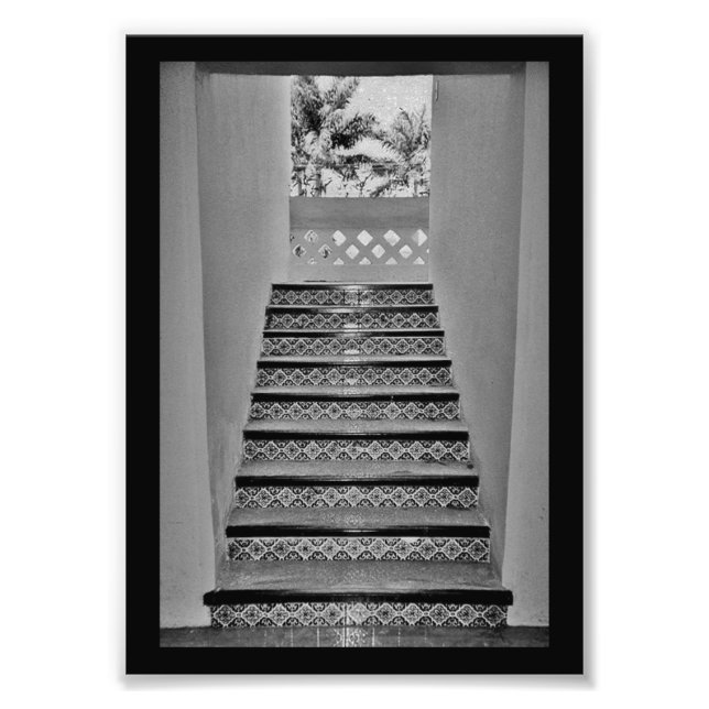 Tropische Treppe Fotodruck (Vorne)
