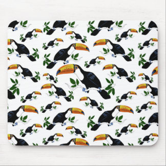 Tropische Tukane - Spielhafte Jungle Mousepad