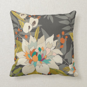 Tropische Twilight-Blume Kissen