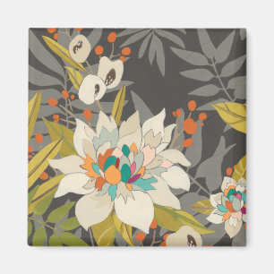 Tropische Twilight-Blume Magnet