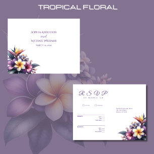 Tropische UAWG-Hochzeit - Postkarte