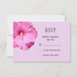 Tropische UAWG (lila) RSVP Karte