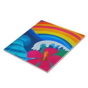 Tropische und hawaiianische Kunstfliesen Fliese