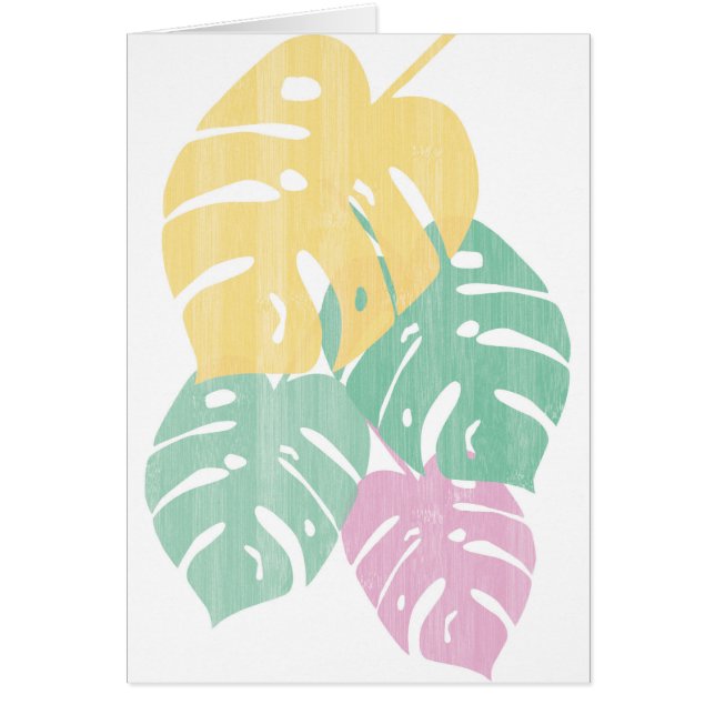 Tropische Vegetation - Monstera Blätter (Vorne)