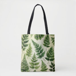 Tropische Vegetation Wasserfarbene Tasche