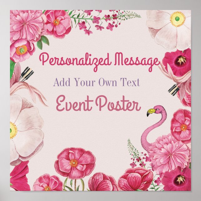 Tropische Veranstaltung Poster (Vorne)