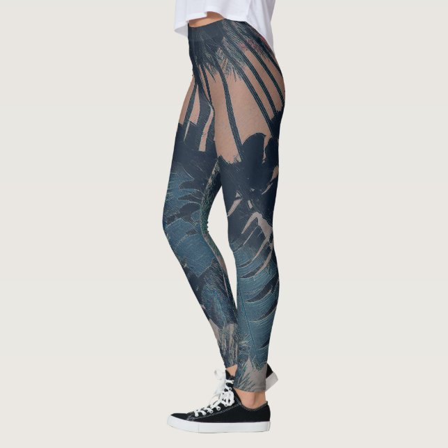 Tropische Verkleidung Leggings (Links)