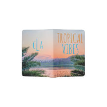 Tropische Vibes Dreamin's Sonnenaufgang Monogramm