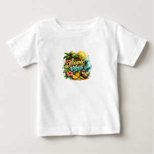 Tropische Vibes Tropisches Paradies Design Baby T-shirt