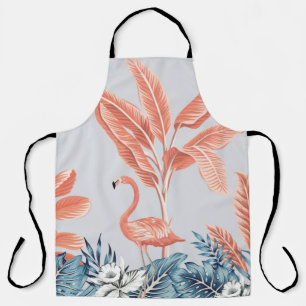 Tropische Vintage botanische Landschaft, rosa Palm Schürze