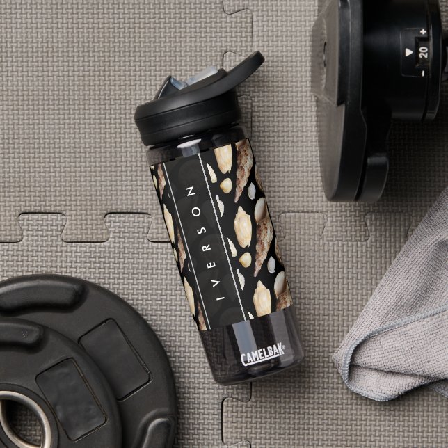 Tropische Vintage Muscheln Südostasiens Trinkflasche (Fitnessstudio)